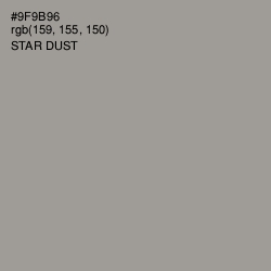 #9F9B96 - Star Dust Color Image